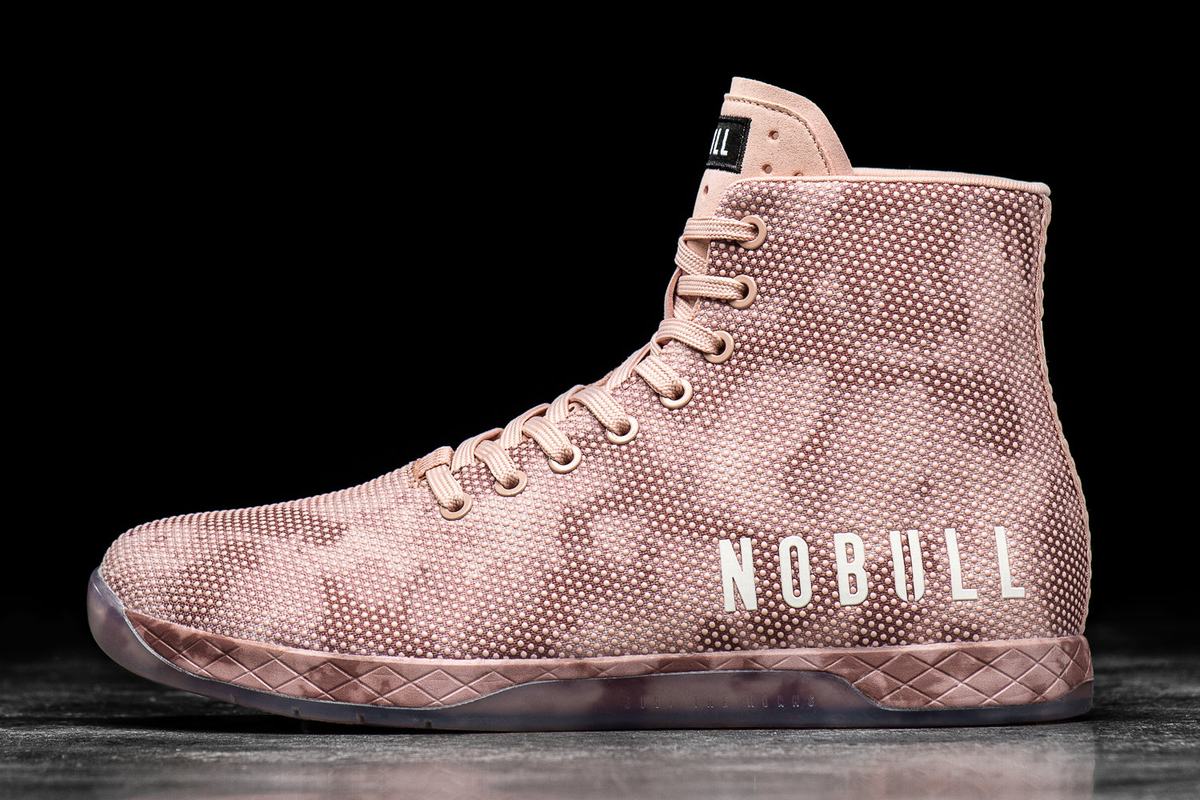 Nobull Superfabric High-Top Tie-Dye Women\'s Trainers Rose | Australia (AJ3219)